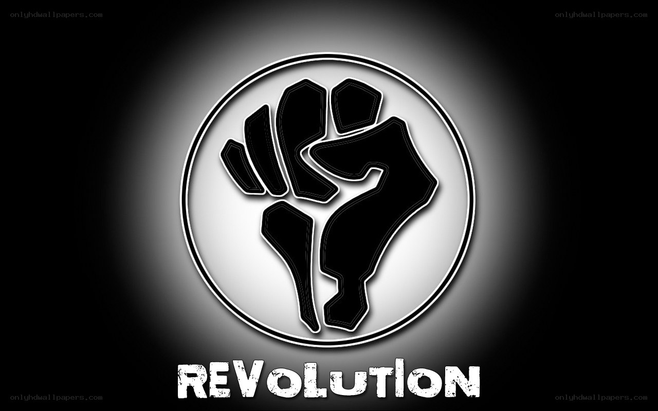 Revolution fist symbol