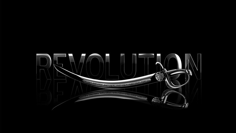 Revolution with saber