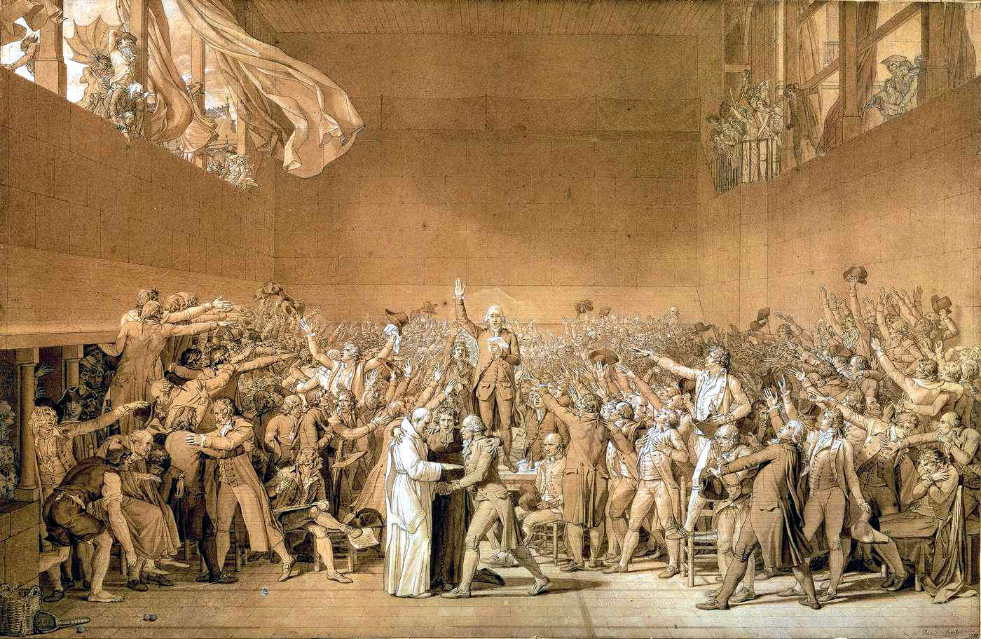 Revolutionary Assembly Scene