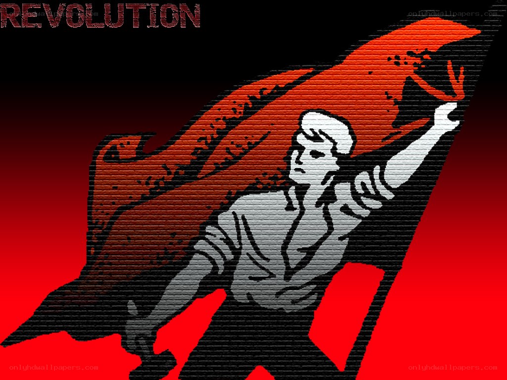 Revolutionary worker poster