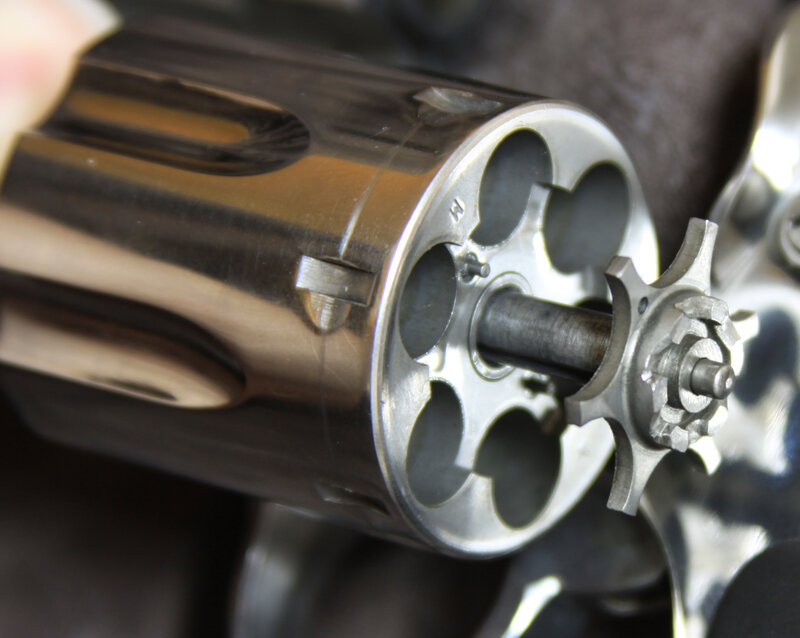 revolver cylinder close-up