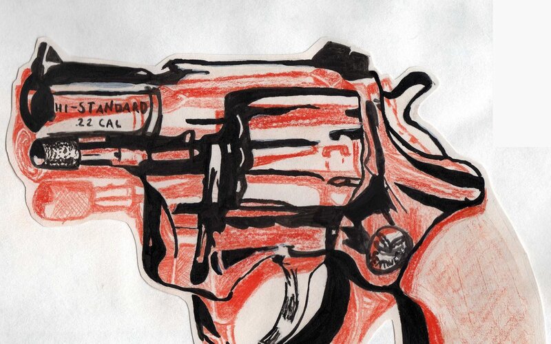 Revolver Gun Illustration