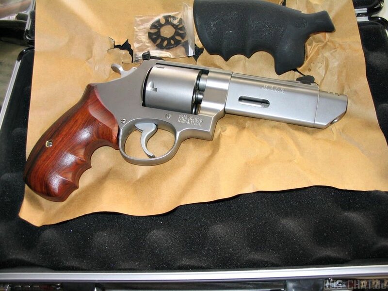 revolver in a case