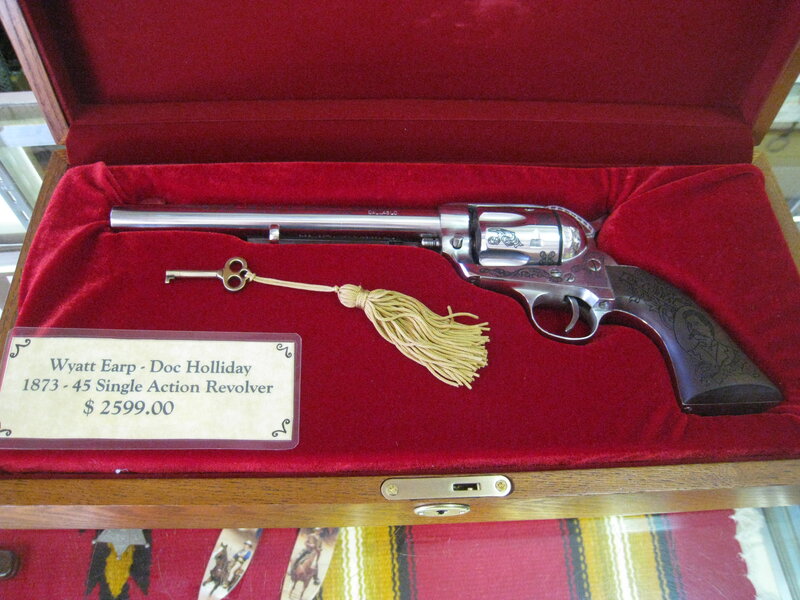 Revolver in Display Case — Red