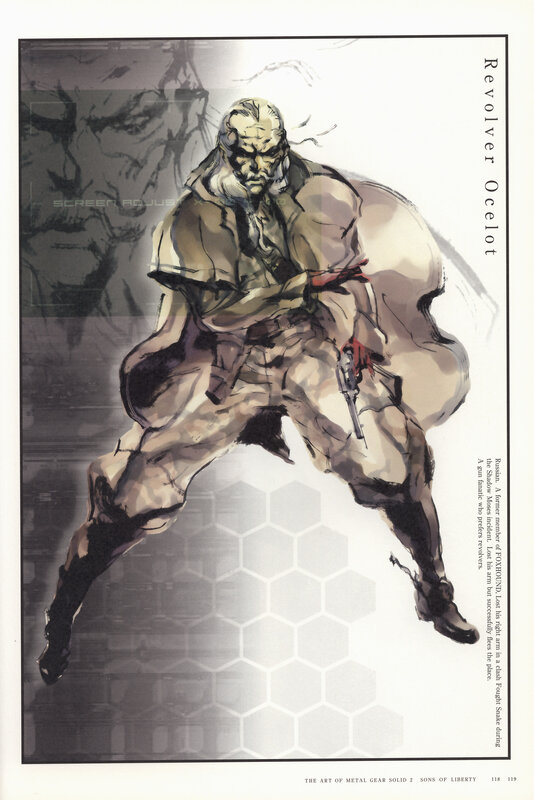 Revolver Ocelot character art