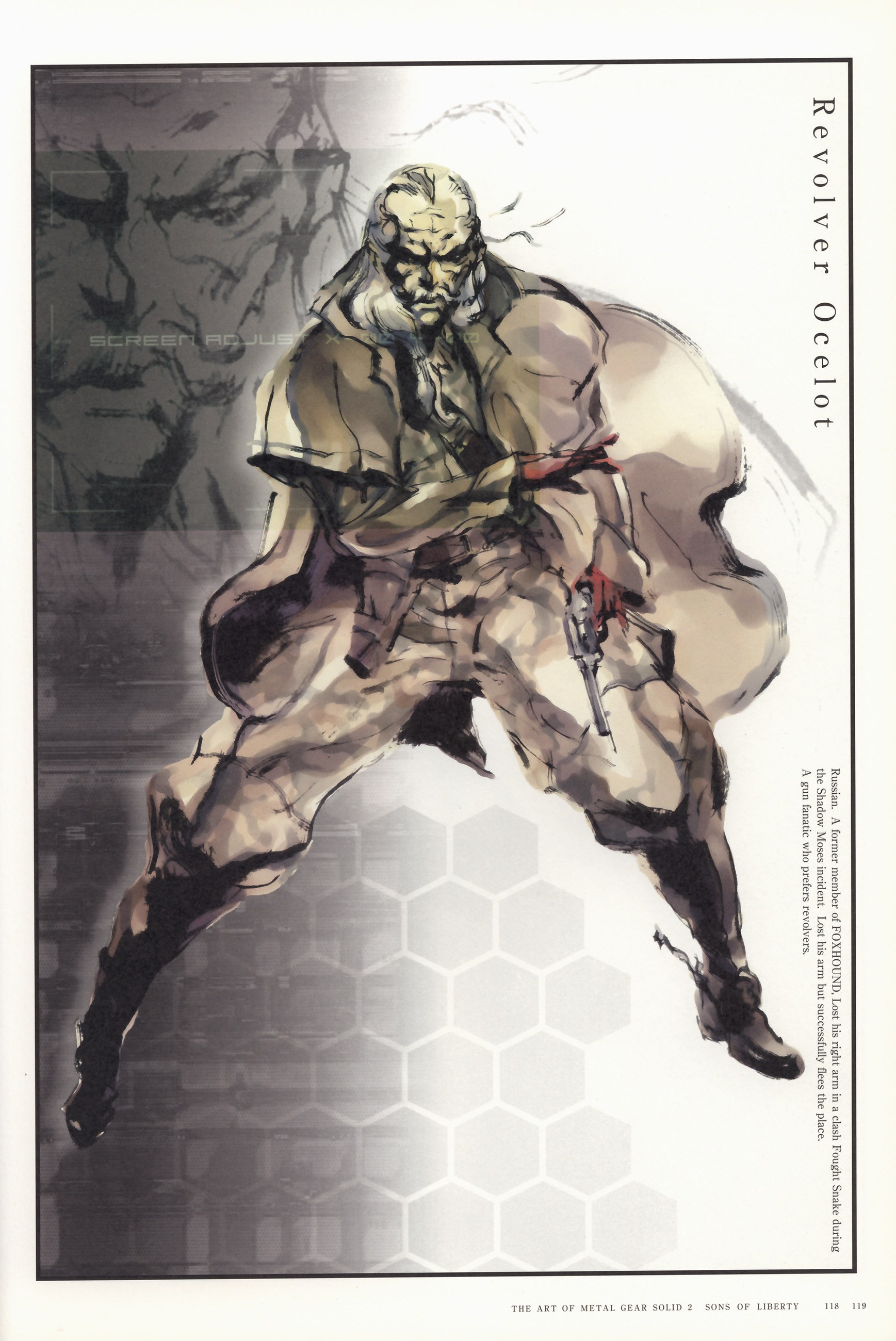Revolver Ocelot character art