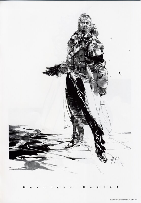 Revolver Ocelot concept art