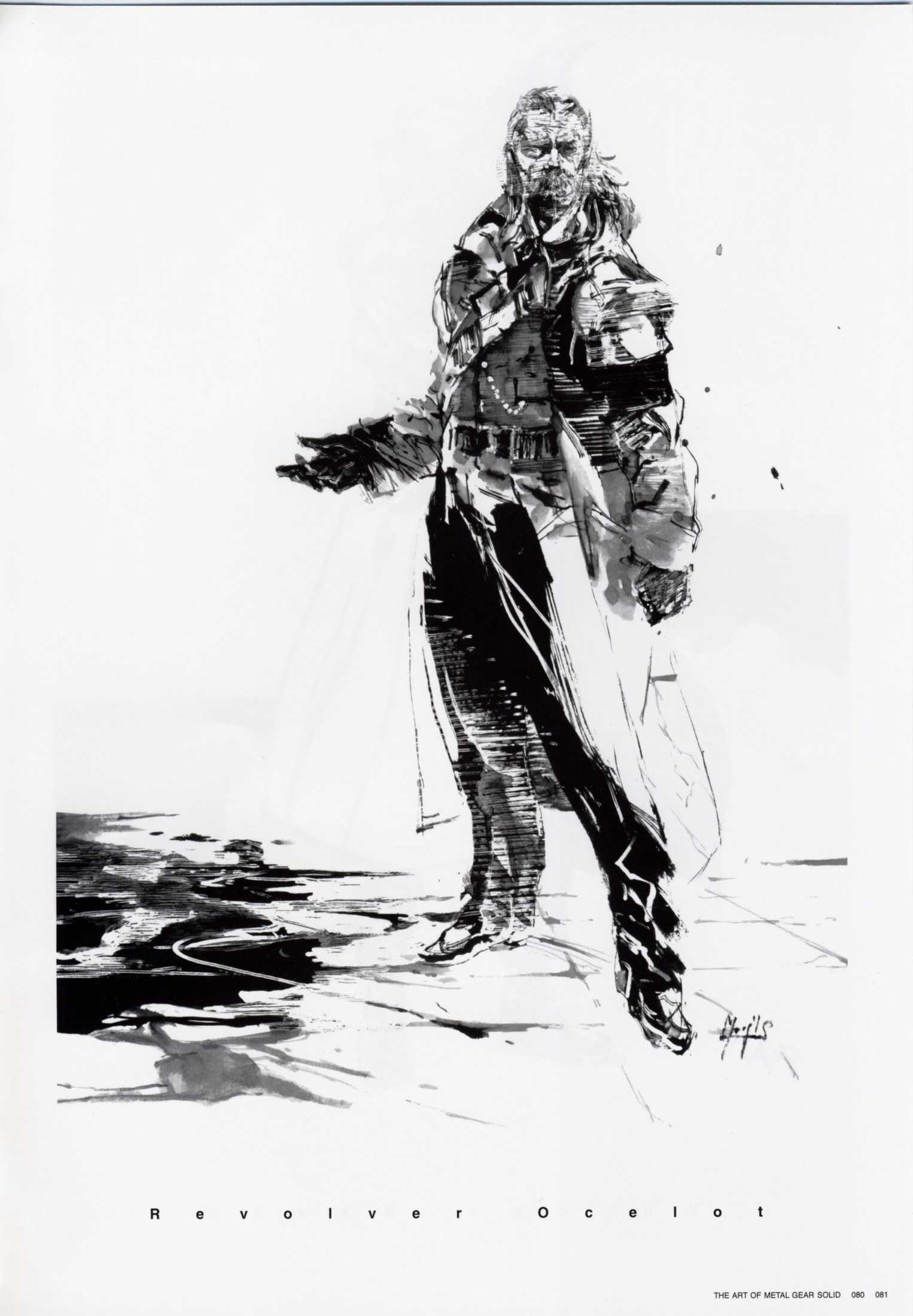 Revolver Ocelot concept art