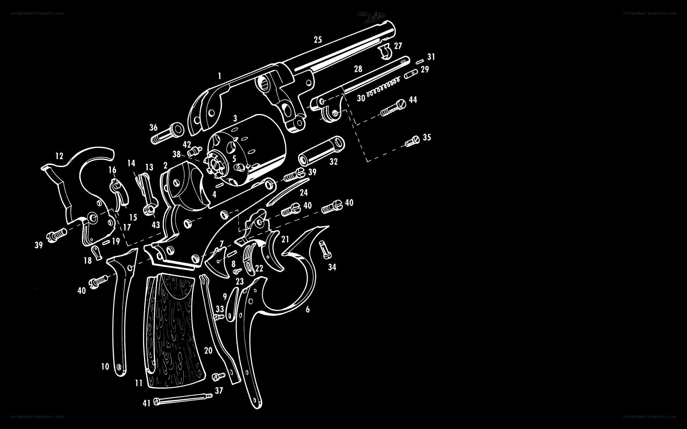 revolver parts diagram