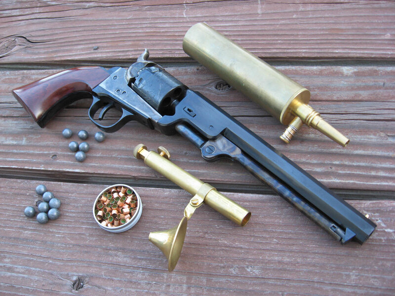Revolver with accessories