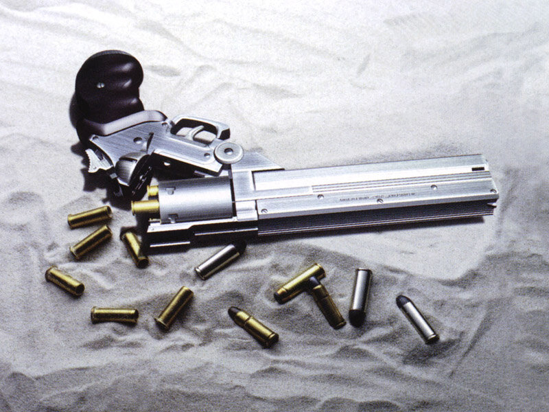 revolver with ammunition