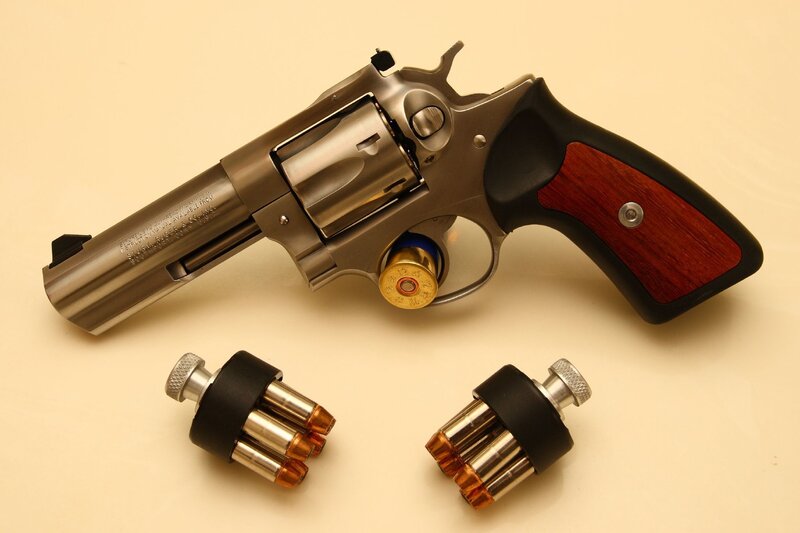revolver with ammunition