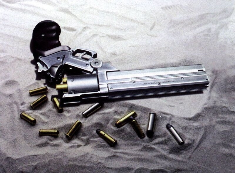 revolver with ammunition