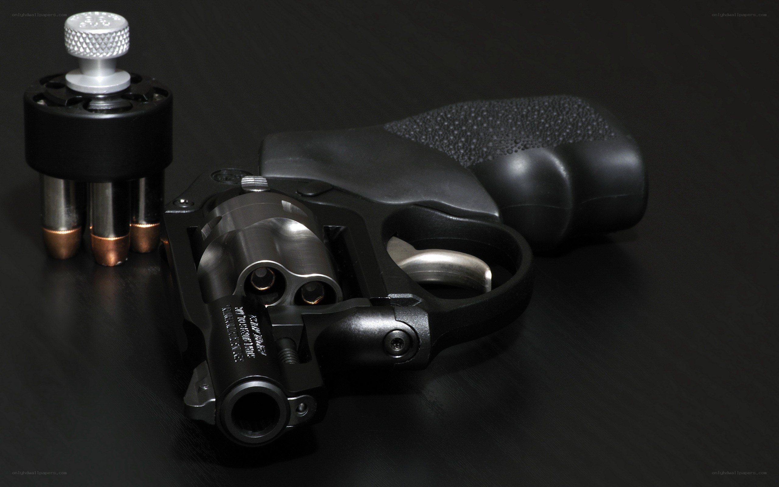revolver with ammunition