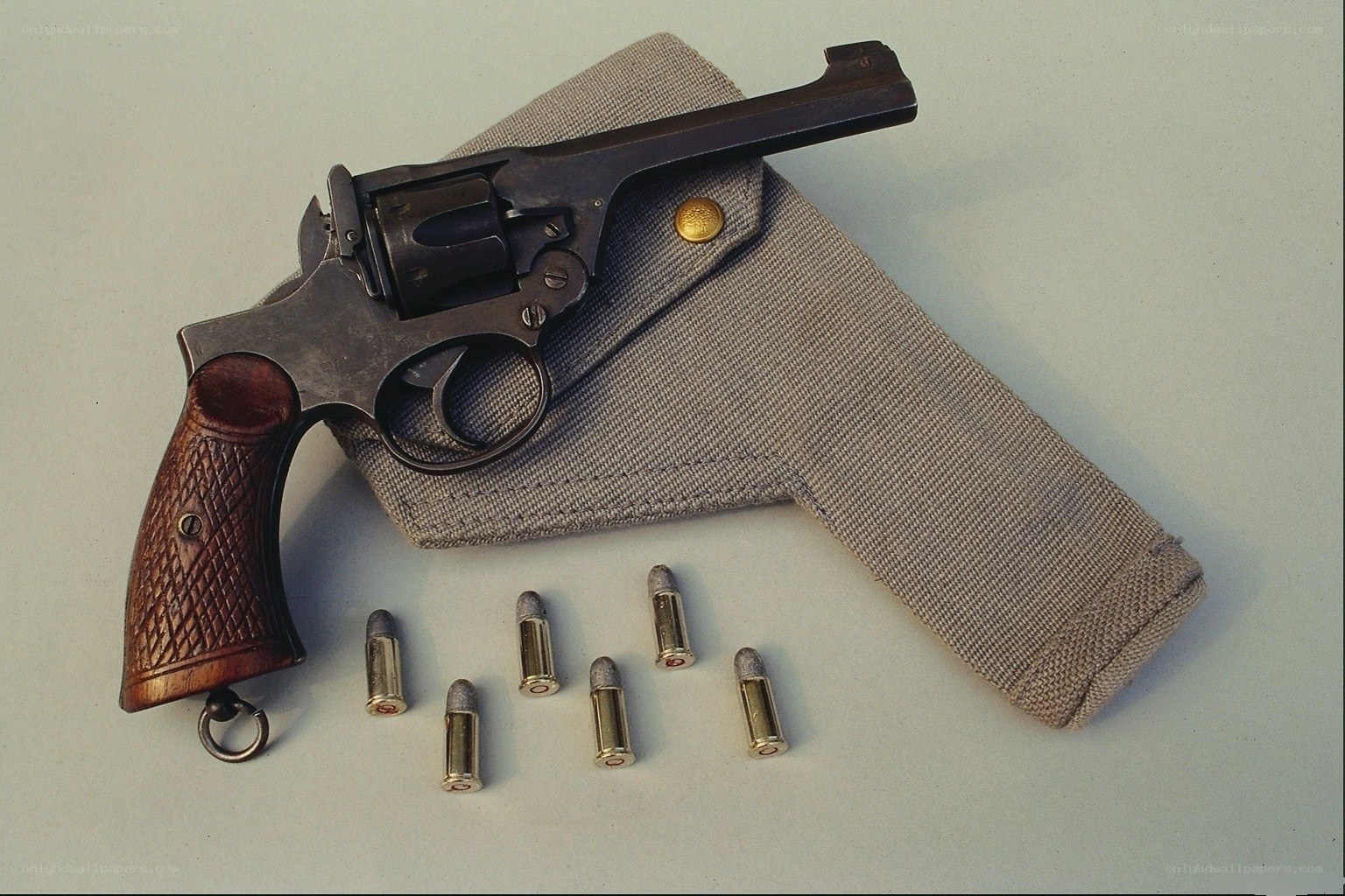 Revolver with ammunition