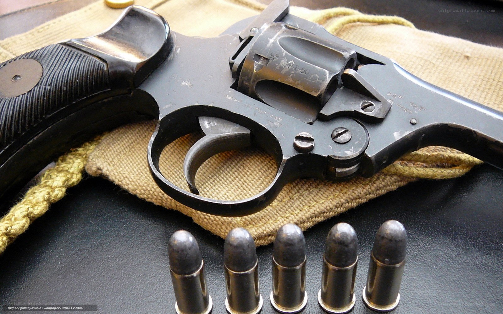 revolver with ammunition