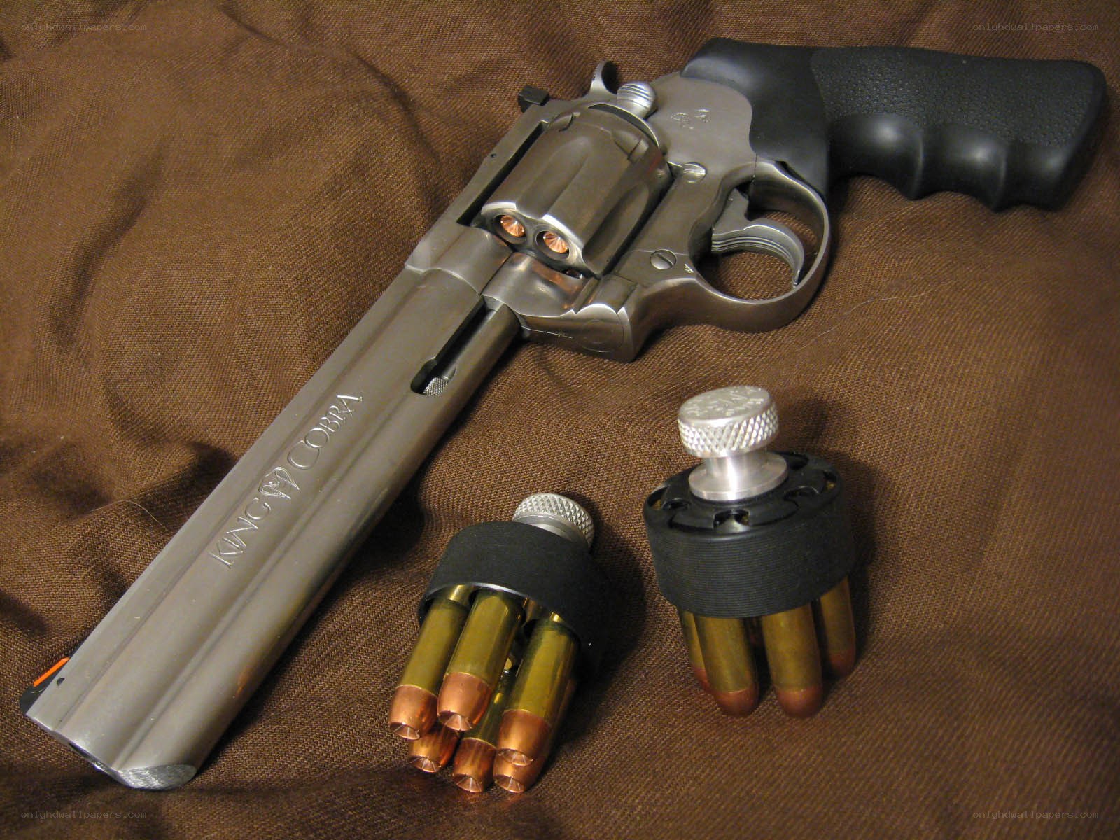 revolver with ammunition