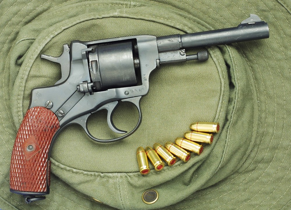 revolver with ammunition