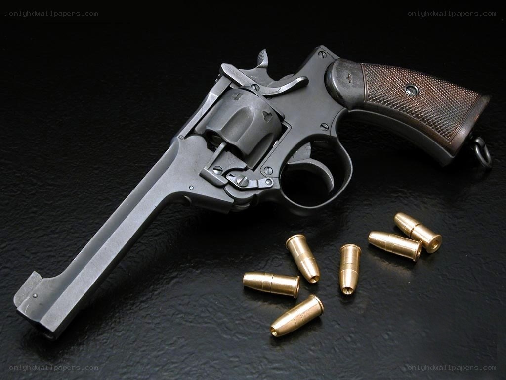 revolver with ammunition