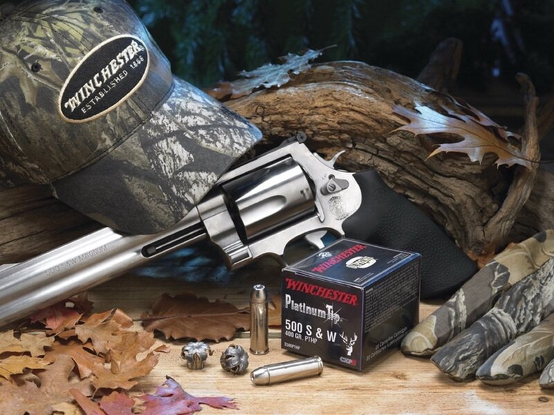 Revolver with Ammunition — Brown, Outdoor
