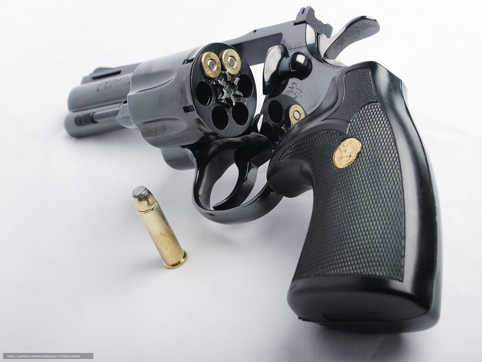 revolver with ammunition