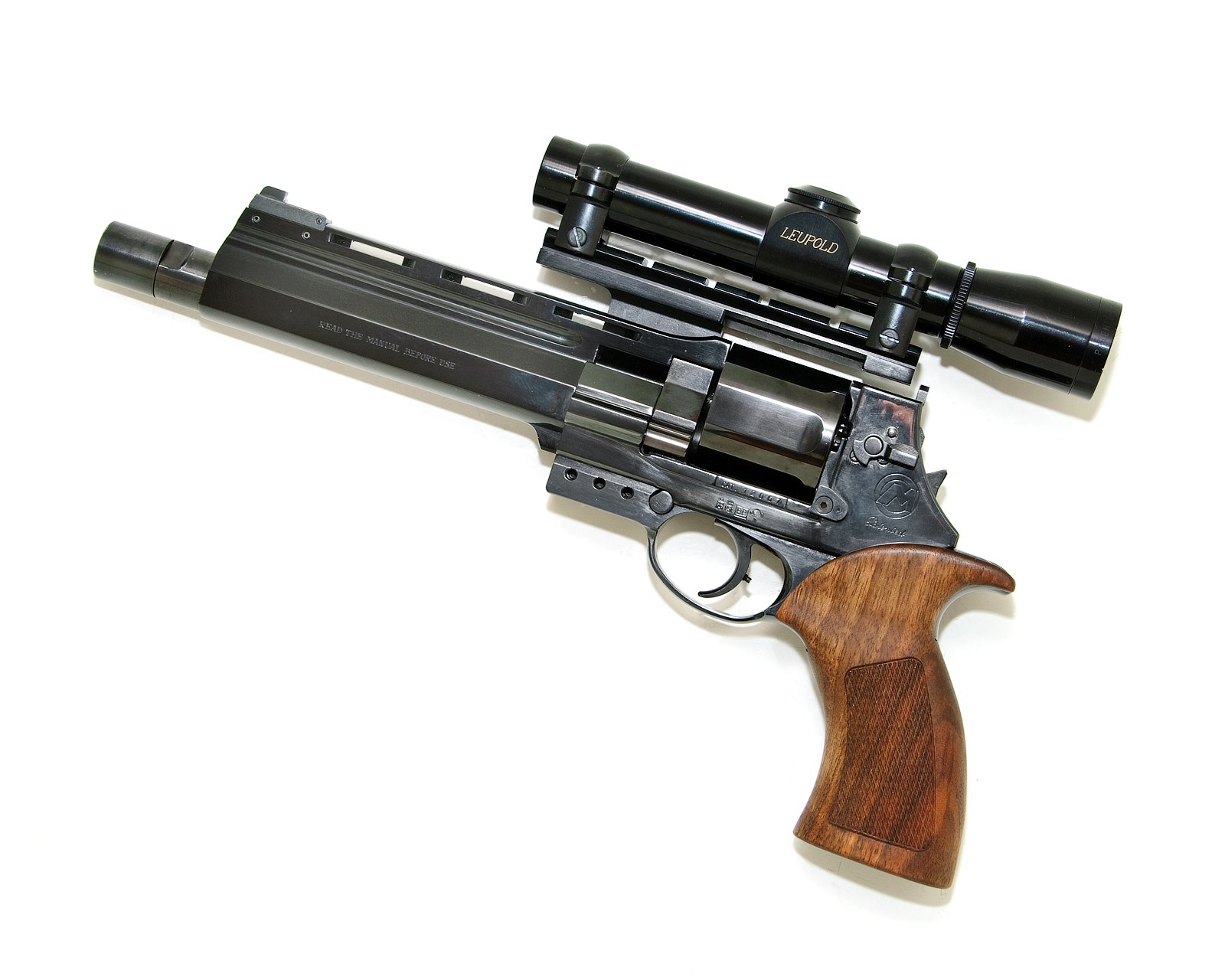 revolver with scope