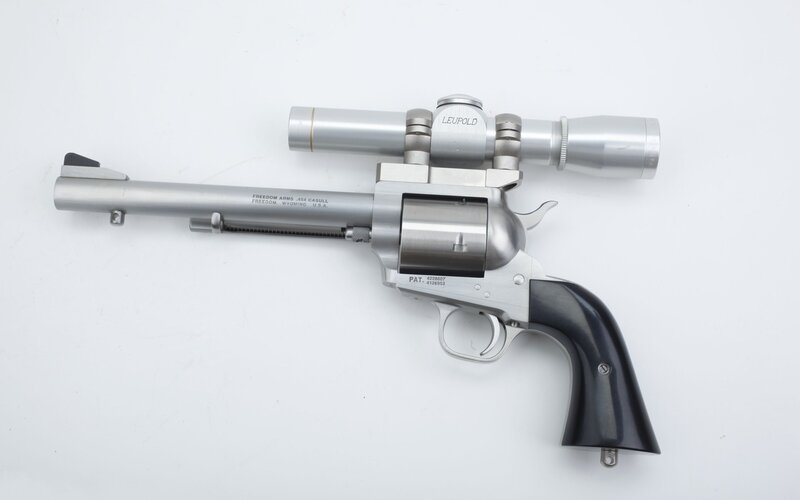 revolver with scope