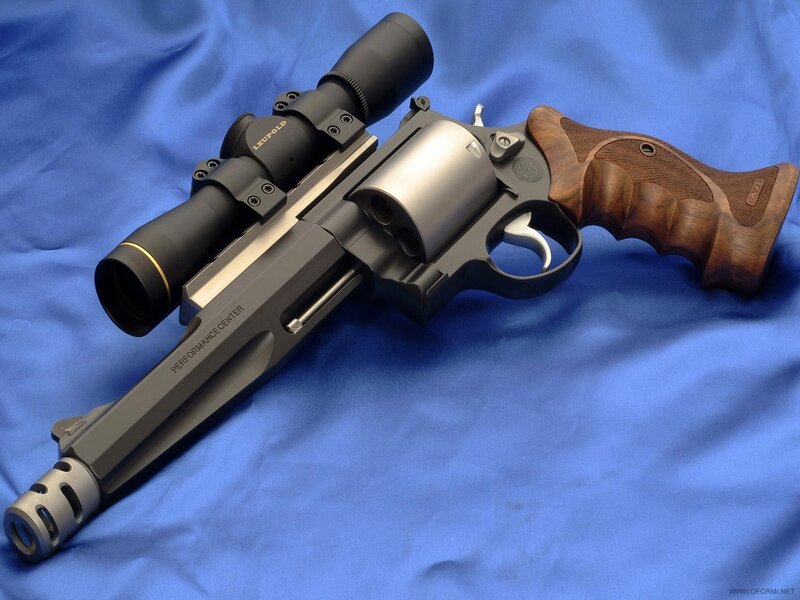 revolver with scope