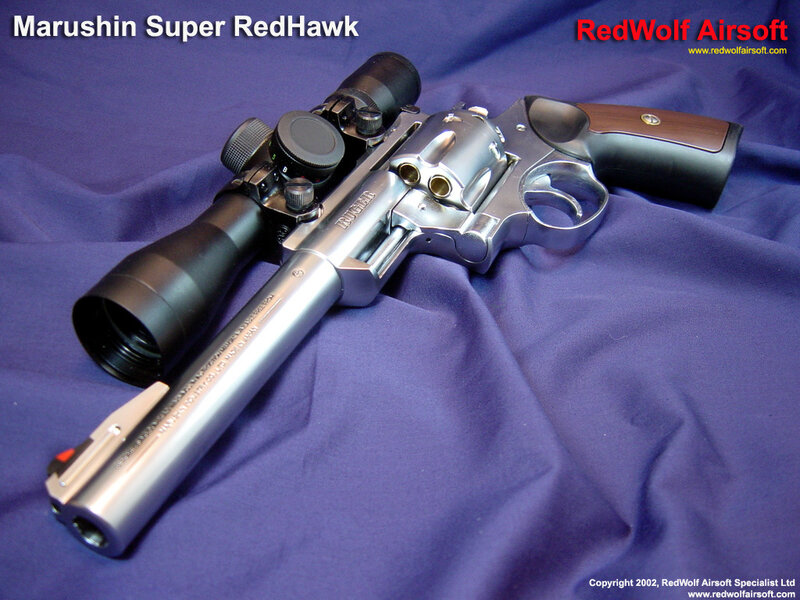 Revolver with Scope — Purple