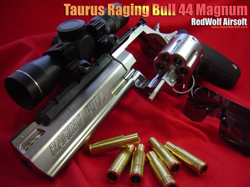 Revolver with Scope — Red