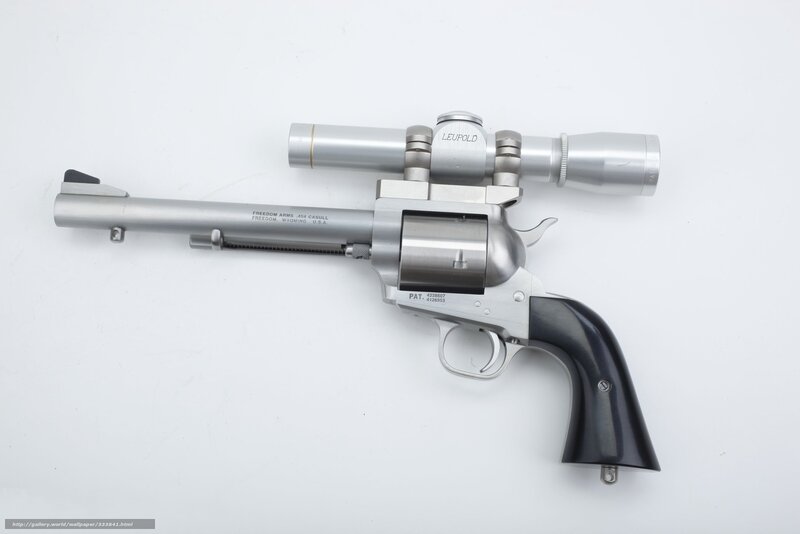 revolver with scope