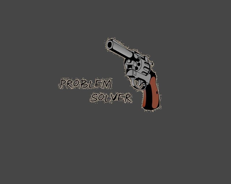 Revolver with Text