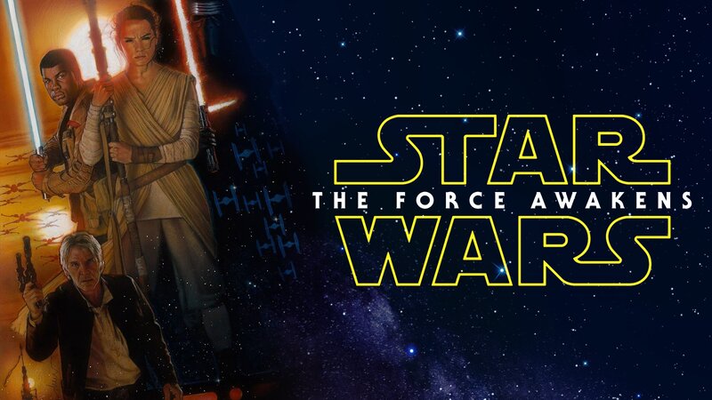 Rey and Finn with Han Solo