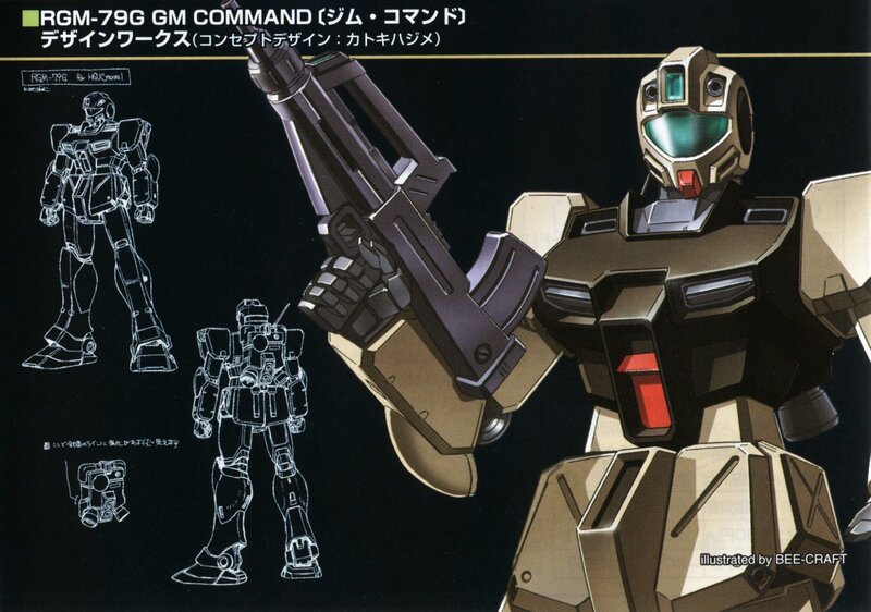 RGM-79G GM Command design art