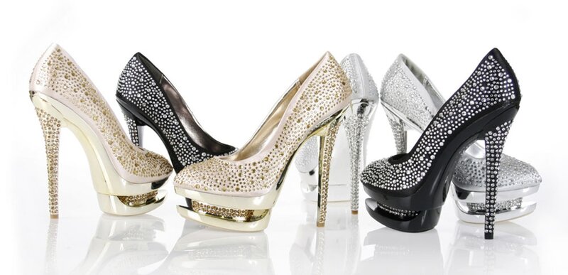 Rhinestone High Heels