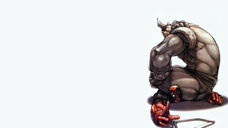 Rhino and Deadpool