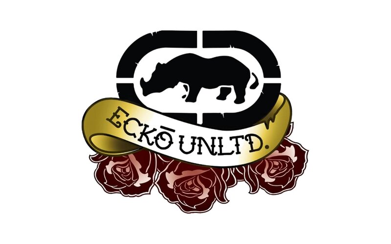 Rhino Logo with Roses