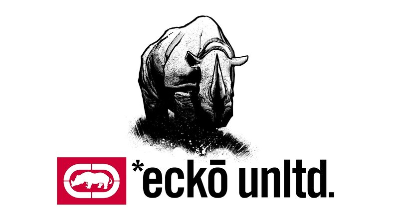 Rhinoceros Illustration — Black, Bold