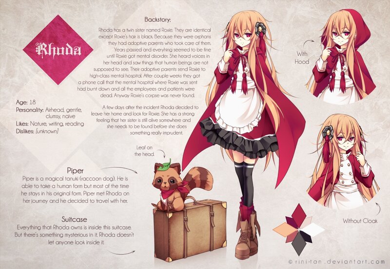 Rhoda Character Sheet