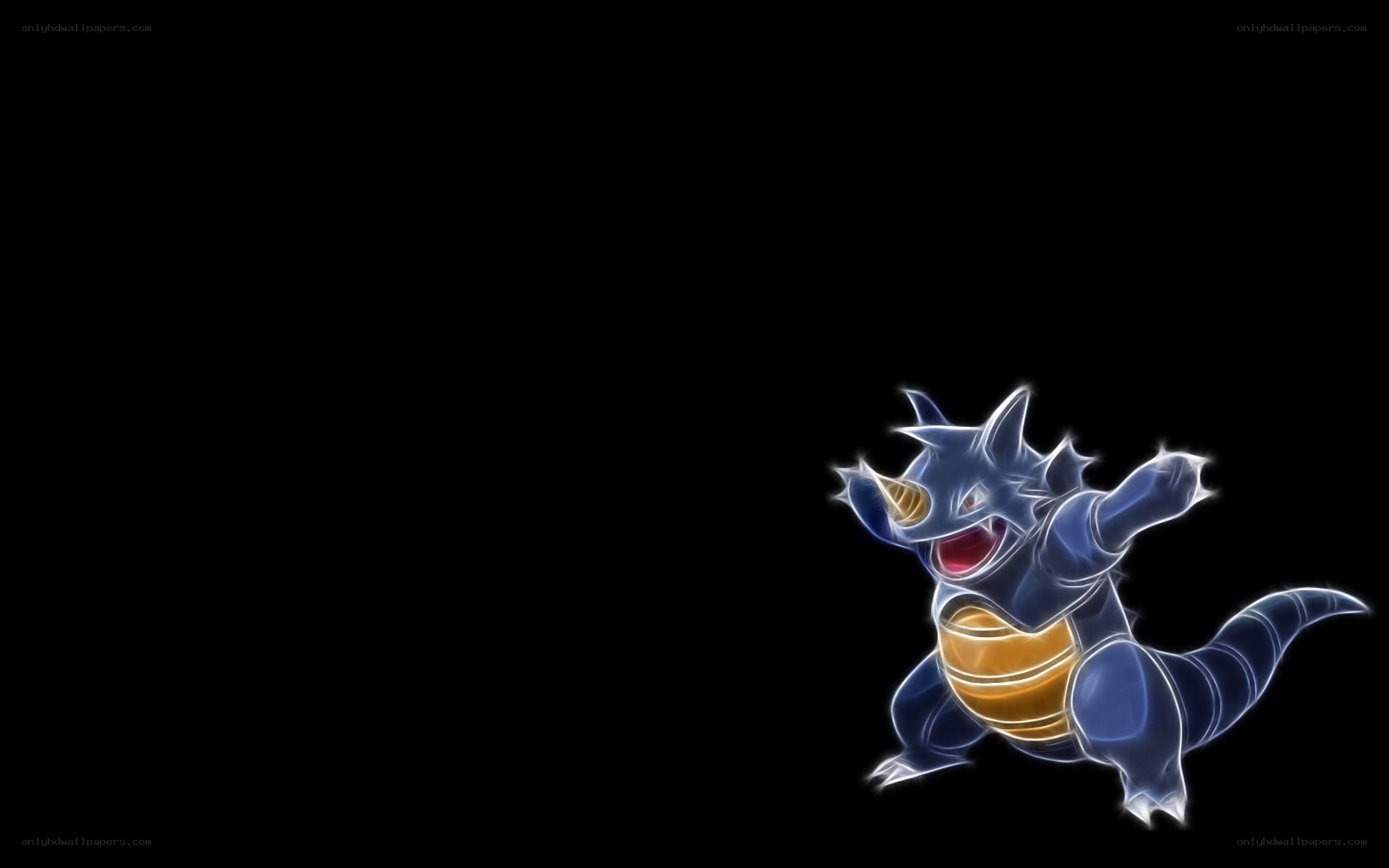 Rhydon glowing effect