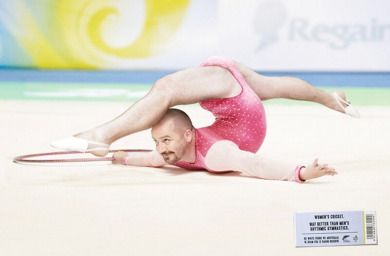 Rhythmic gymnastics ad