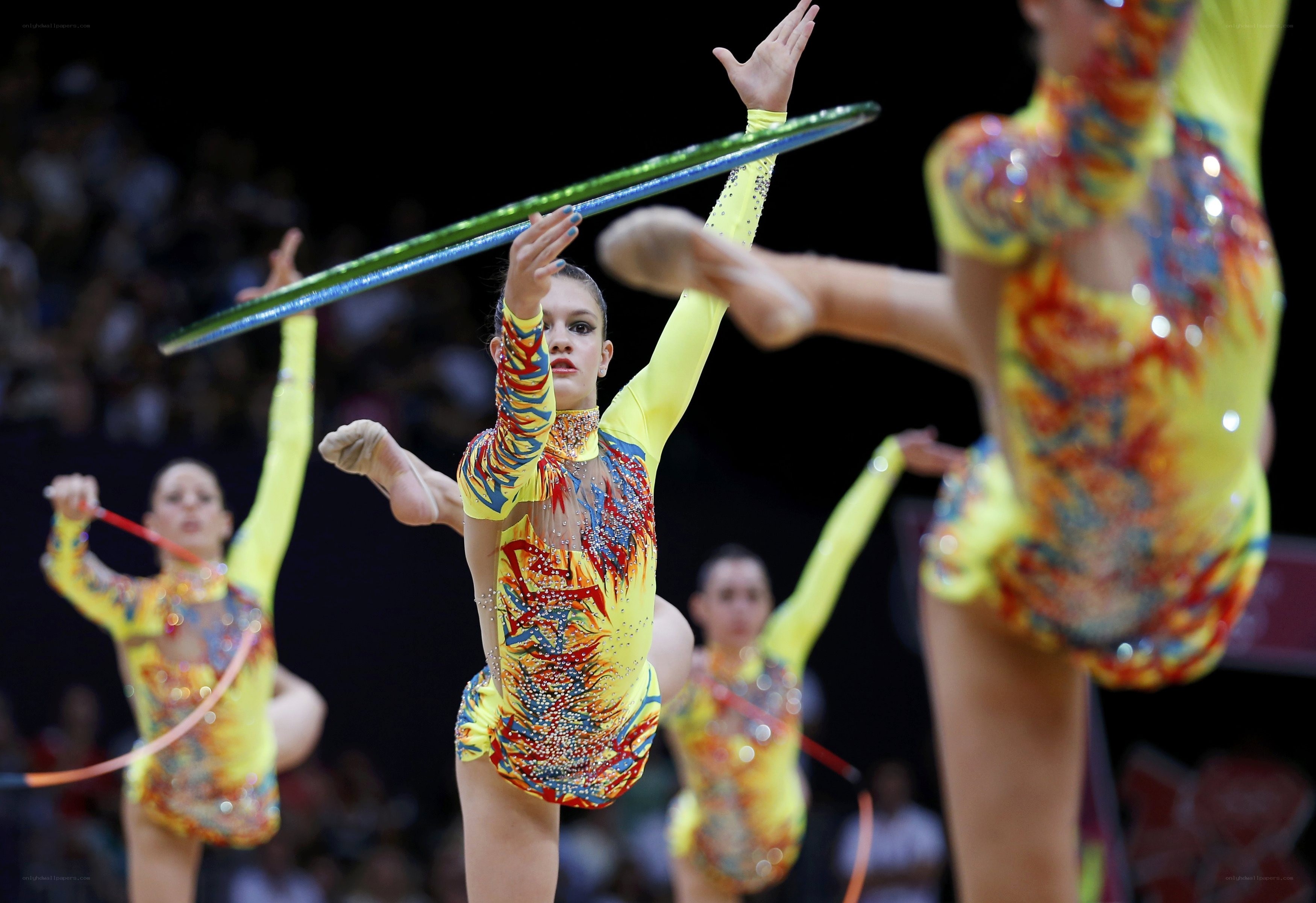 Rhythmic gymnastics performance