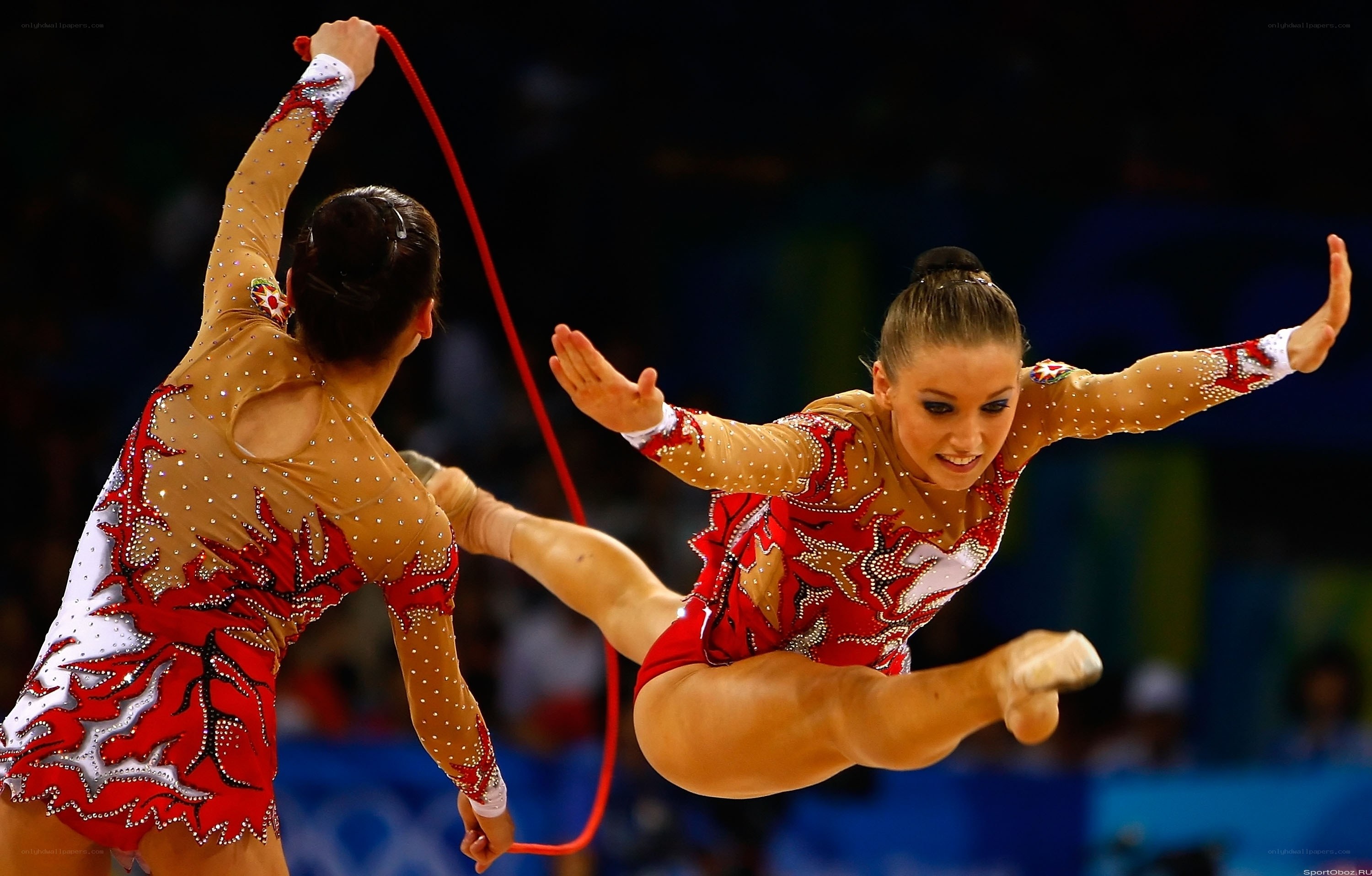 Rhythmic gymnastics performance