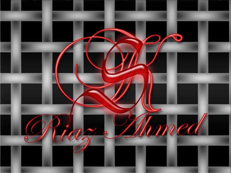 Riaz Ahmed logo design