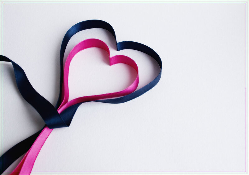 Ribbons Forming Heart