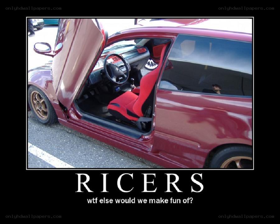 Ricers meme with car