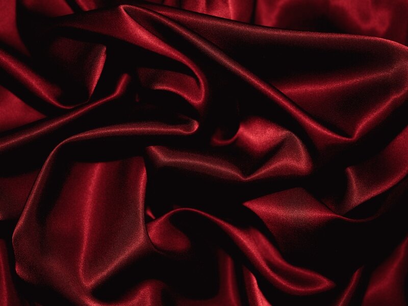 rich red satin fabric