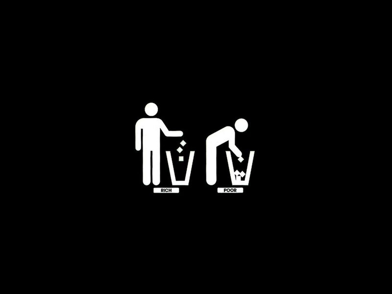 Rich vs Poor Trash Behavior