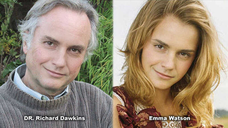 Richard Dawkins and Emma Watson