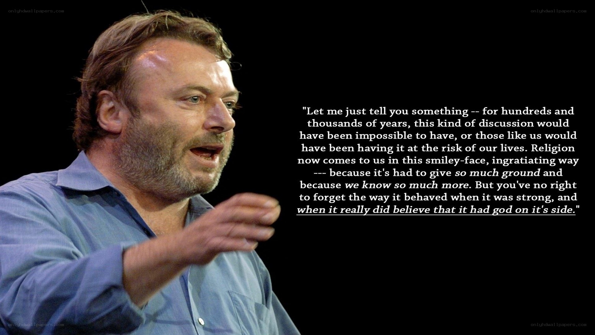 Richard Dawkins speaking